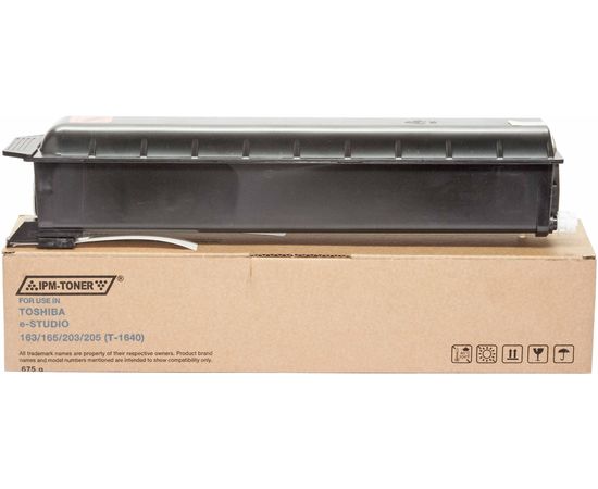 Купить Туба с тонером IPM для Toshiba E-Studio 163/203/207/237 аналог T-1640E Black 675г (TKT17) по лучшей цене