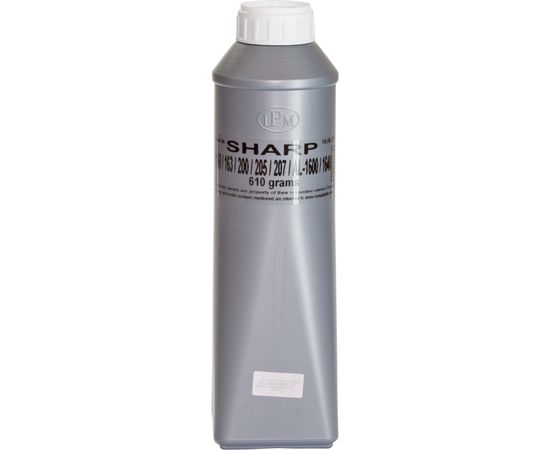 Купить Тонер IPM Sharp AR-160/162/163/200/201/205/206/207/AL-1600/1640/1670, 610г/банка по лучшей цене
