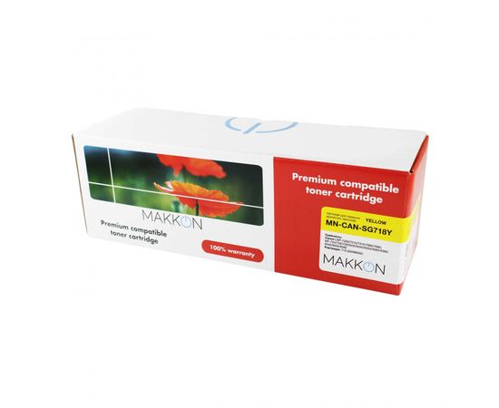 Купить картридж Canon 718 (SG118Y) Makkon 2.8k yellow по лучшей цене