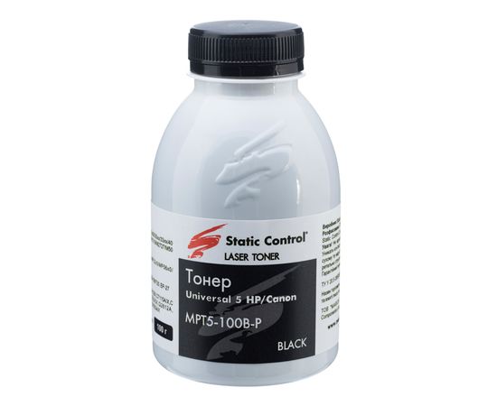 Купить тонер универсальный 5 HP/Canon 100г (фасованный) Static Control по лучшей цене