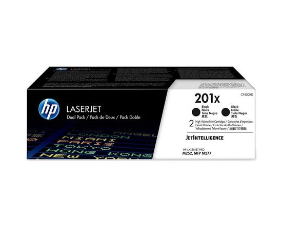 Купить Картридж тонерный HP 201X для LJ M252/M277 2x2800 копий Black (CF400XD) Двойная упаковка по лучшей цене