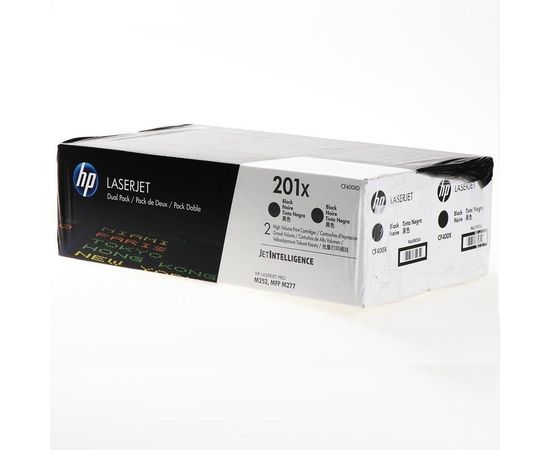 Купить Картридж тонерный HP 201X для LJ M252/M277 2x2800 копий Black (CF400XD) Двойная упаковка по лучшей цене