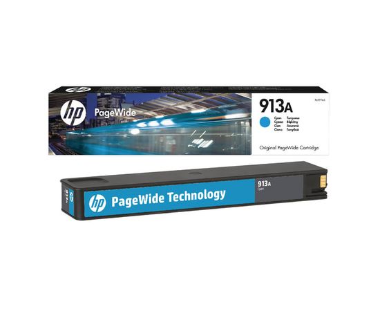 Купить Картридж HP для PageWide 352dw/377dw/452dwt, HP 913A Cyan (F6T77AE) по лучшей цене