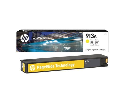 Купить Картридж HP для PageWide 352dw/377dw/452dwt, HP 913A Yellow (F6T79AE) по лучшей цене
