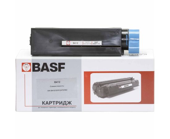 Купить Туба с тонером BASF для OKI B412/B432/B512 аналог 445807119 Black (BASF-KT-B412-45807119) по лучшей цене