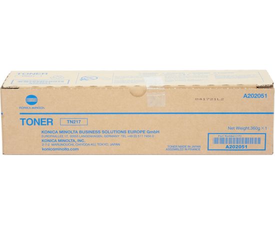 Купить Тонер Konica Minolta TN-217 black для Bizhub 223/283/OEM (A202051) по лучшей цене