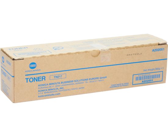 Купить Тонер Konica Minolta TN-217 black для Bizhub 223/283/OEM (A202051) по лучшей цене