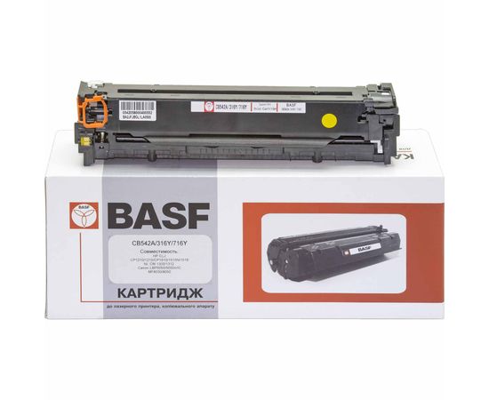 Купить Картридж тонерный BASF для HP CLJ CP1215/CP1515/CM1312 аналог CB542A Yellow (BASF-KT-CB542A) по лучшей цене