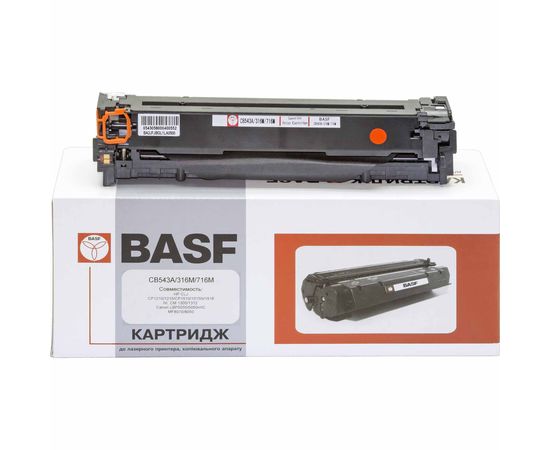 Купить Картридж тонерный BASF для HP CLJ CP1215/CP1515/CM1312 аналог CB543A Magenta (BASF-KT-CB543A) по лучшей цене