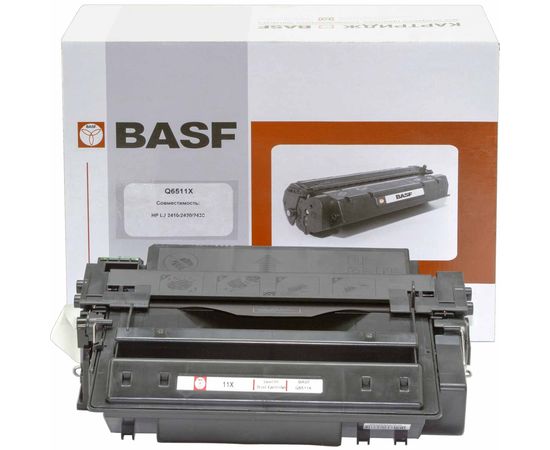 Купить Картридж тонерный BASF для HP LJ 2410/2420/2430 аналог Q6511X Black (BASF-KT-Q6511X) по лучшей цене