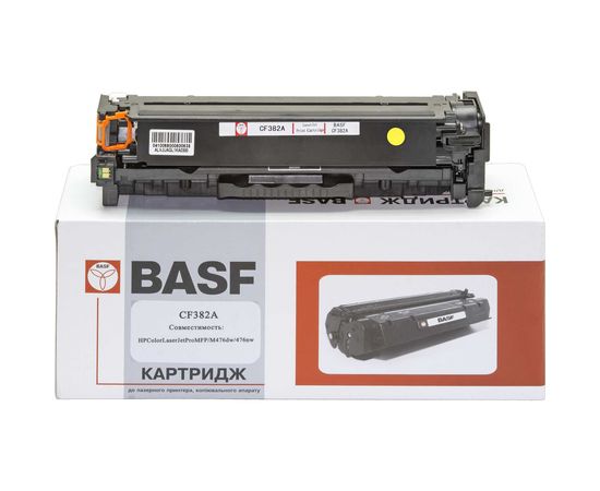 Купить Картридж тонерный BASF для HP LJ Pro M476dn/M476dw/M476nw аналог CF382A Yellow (BASF-KT-CF382A) по лучшей цене