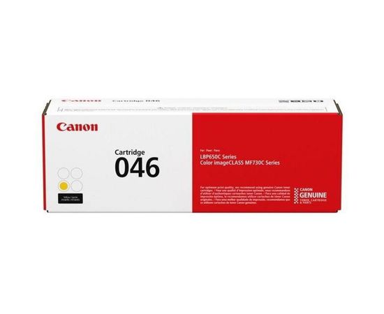 Купить Картридж тонерный Canon 046 для LBP-650/MF-730 2300 копий Yellow (1247C002) по лучшей цене