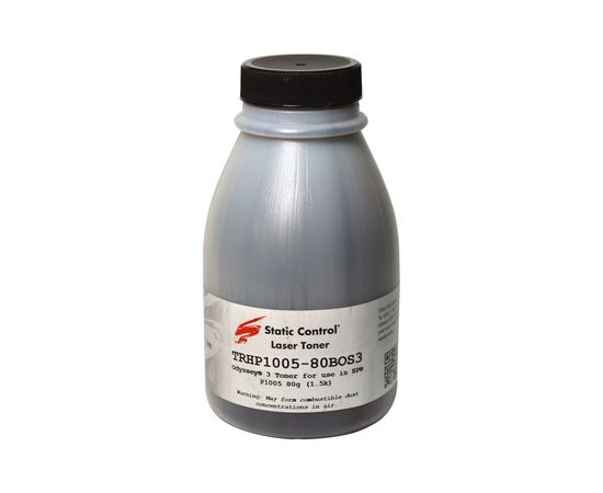 Купить тонер Odyssey 3 HP LJ P1005 80г (1.5k) Static Control по лучшей цене
