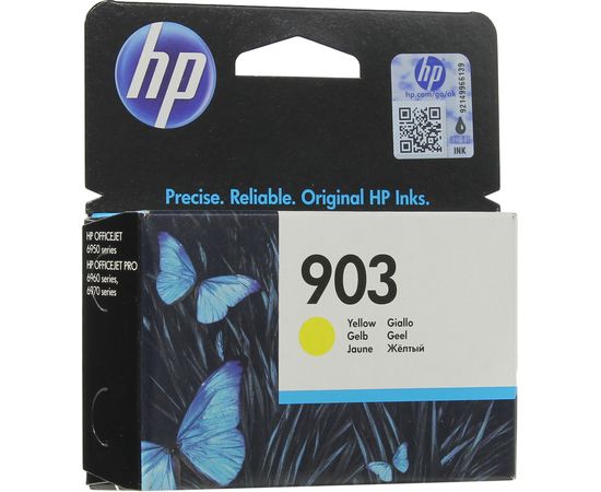Купить Картридж HP для OfficeJet Pro 6950/6960/6970 HP 903 Yellow (T6L95AE) по лучшей цене