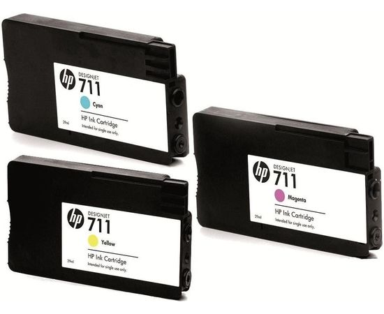 Купить Картридж HP для DesignJet T120/T520 HP 711 C/M/Y (P2V32A) Тройная упаковка по лучшей цене