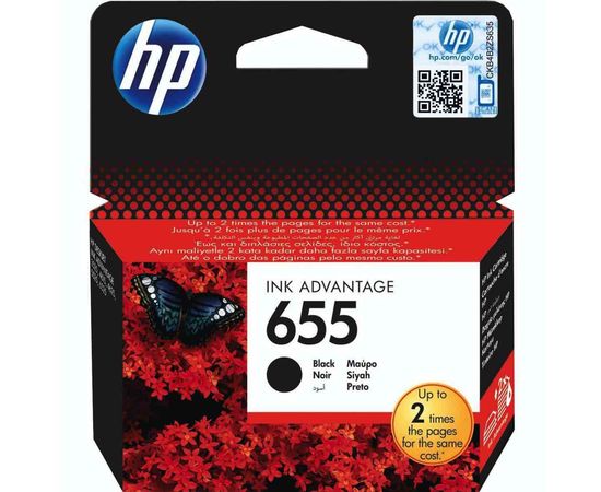 Купить Картридж HP для DJ Ink Advantage 3525/4615/4625 HP 655 Black (CZ109AE) по лучшей цене