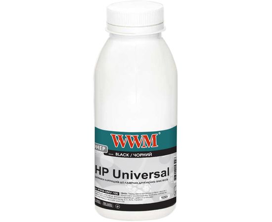 Купить Тонер WWM для HP LJ универсальный бутль 100г Black (WWM-UNIV-100) по лучшей цене