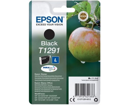 Купить Картридж Epson для Stylus SX230/SX420W/SX425W Black (C13T12914012) повышенной емкости по лучшей цене