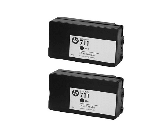 Купить Картридж HP для DesignJet T120/T520 HP 711 Black (P2V31A) двойная упаковка по лучшей цене