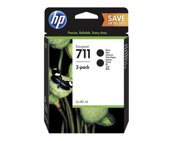 Купить Картридж HP для DesignJet T120/T520 HP 711 Black (P2V31A) двойная упаковка по лучшей цене