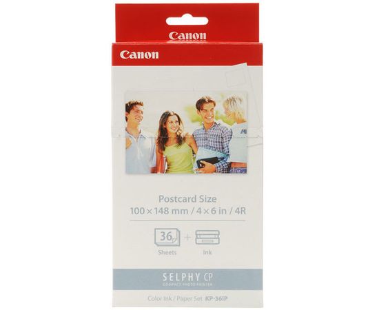 Купить Набор Canon для SELPHY CP790/CP800/CP910 Color,картридж+бумага 100мм х 148мм, 36л Color (7737A001) по лучшей цене