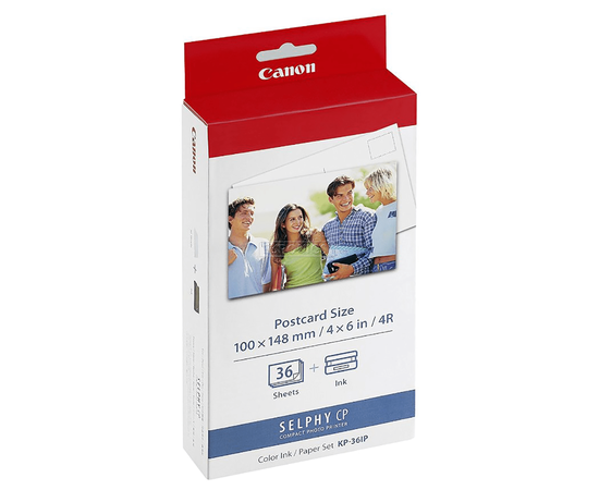 Купить Набор Canon для SELPHY CP790/CP800/CP910 Color,картридж+бумага 100мм х 148мм, 36л Color (7737A001) по лучшей цене