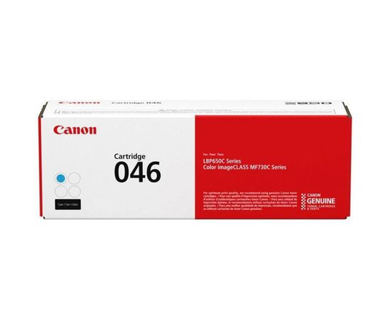 Купить Картридж тонерный Canon 046 для LBP-650/MF-730 2300 копий Cyan (1249C002) по лучшей цене