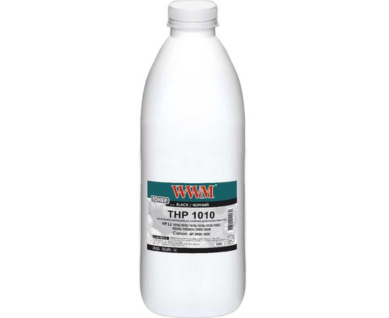 Купить Тонер WWM для HP LJ 1010/1020/1022 бутль 500г Black (TB61-4) по лучшей цене