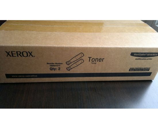 Купить Туба с тонером Xerox для WC 5016/5020 2x6300 копий Black (106R01277) комплект из 2шт по лучшей цене