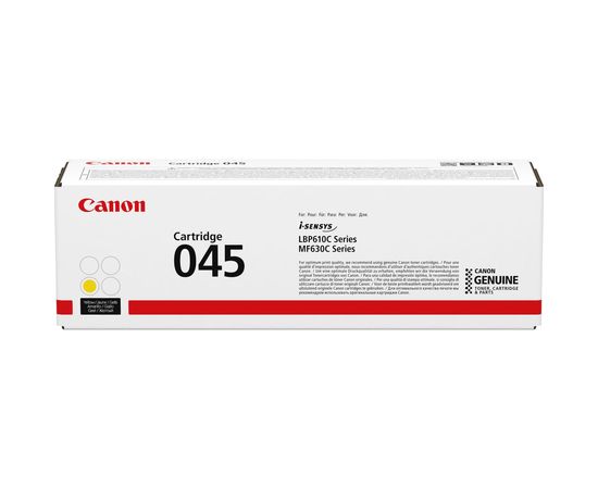 Купить Картридж тонерный Canon 045 для MF-610/630 1300 копий Yellow (1239C002) по лучшей цене
