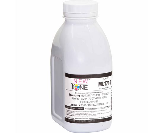 Купить Тонер NewTone для Samsung ML-1210/1250/1710 бутль 65г Black (NT-ML1710-04) по лучшей цене