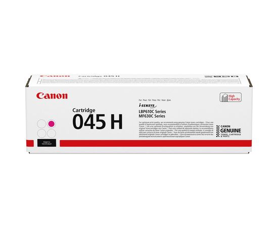 Купить Картридж тонерный Canon 045H для MF-610/630 2200 копий Magenta (1244C002) по лучшей цене