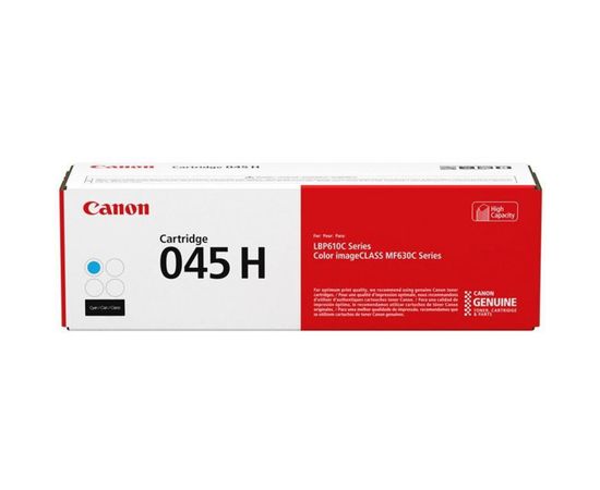 Купить Картридж тонерный Canon 045H для MF-610/630 2200 копий Cyan (1245C002) по лучшей цене