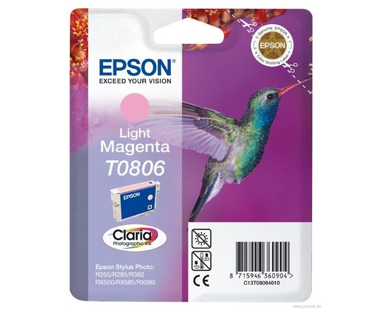 Купить Картридж Epson для Stylus Photo P50/PX660/PX720WD Light Magenta (C13T08064011) по лучшей цене