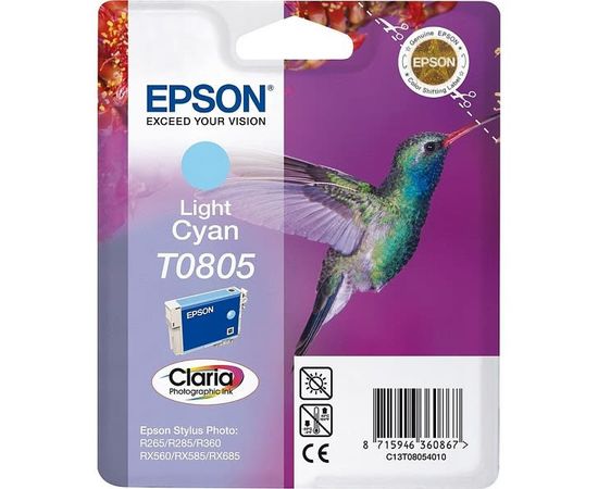 Купить Картридж Epson для Stylus Photo P50/PX660/PX720WD Light Cyan (C13T08054011) по лучшей цене