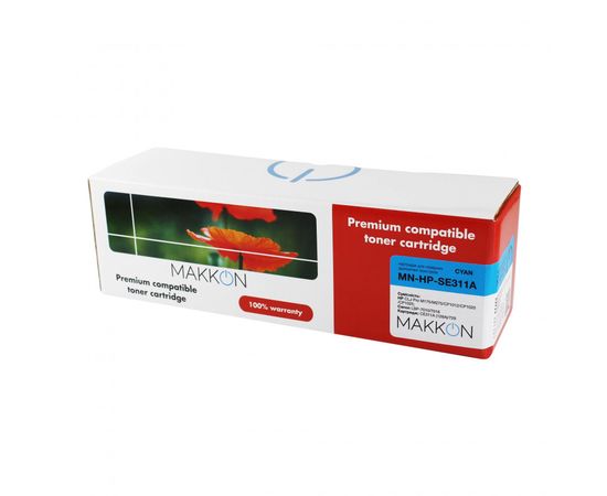 Купить картридж HP CLJP СE311A (126A) (SE311A)/Canon 729 Makkon 1k cyan по лучшей цене