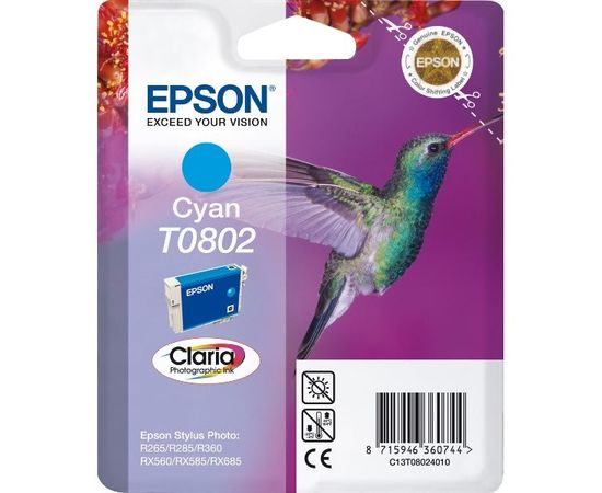 Купить Картридж Epson для Stylus Photo P50/PX660/PX720WD Cyan (C13T08024011) по лучшей цене