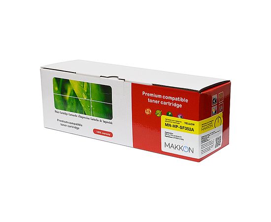 Купить картридж HP CLJP СF352A (130A) (SF352A) Makkon 1k yellow по лучшей цене