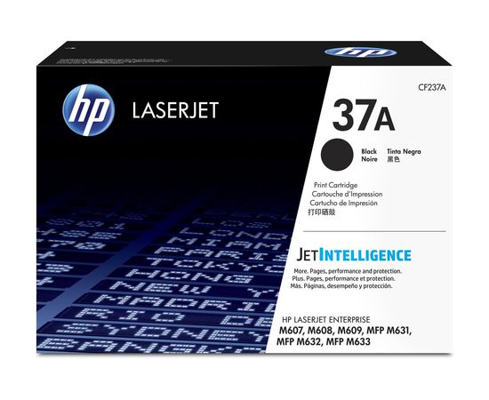 Купить Картридж тонерный HP 37A для LaserJet Enterprise M607/608/609 11000 копий Black (CF237A) по лучшей цене