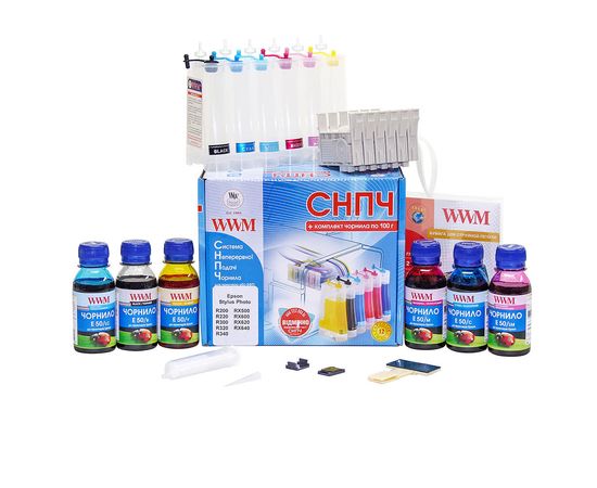 Купить Система непрерывной подачи чернил WWM для Epson Stylus Photo R200/R220/R300/R640 (IS.0218) по лучшей цене