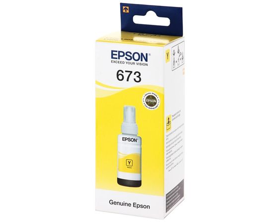 Купить Контейнер с чернилами Epson для L800 Yellow (C13T67344A) по лучшей цене