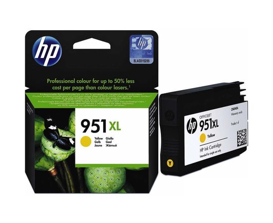 Купить Картридж HP для Officejet Pro 8100 N811a HP 951XL Yellow (CN048AE) повышенной емкости по лучшей цене