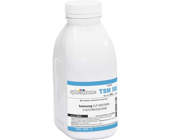 Купить Тонер Spheritone для Samsung CLP-500/510 бутль 220г Cyan (TB93C) по лучшей цене