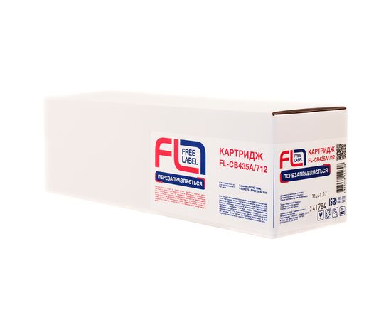 Купить Картридж совместимый HP 35A (CB435A)/Canon 712 Free Label (FL-CB435A/712) по лучшей цене