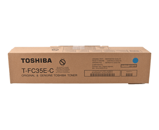 Купить Тонер-картридж Toshiba T-FC35EC CYAN 21K (6AJ00000050) по лучшей цене