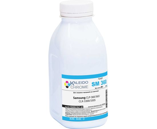 Купить Тонер Kaleidochrome для Samsung CLP-360/365/CLX-3300/3305 бутль 40г Cyan (024083/DLC-40) по лучшей цене