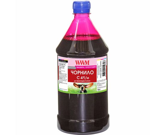 Купить Чернила WWM для Canon CL-41C/CL-51C/CLI-8M 1000г Magenta Водорастворимые (C41/M-4) по лучшей цене