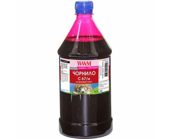 Купить Чернила WWM для Canon PFI-107M 1000г Magenta Водорастворимые (C67/M-4) по лучшей цене
