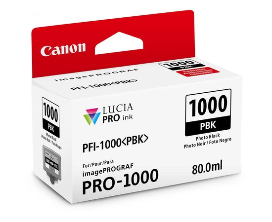 Купить Картридж Canon для imagePROGRAF Pro-1000 PFI-1000 Photo Black (0546C001) по лучшей цене