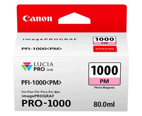 Купить Картридж Canon для imagePROGRAF Pro-1000 PFI-1000 Photo Magenta (0551C001) по лучшей цене